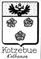 Kotzebue Coat of Arms / Family Crest 1