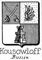 Kousowloff Coat of Arms / Family Crest 0