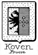 Koven Coat of Arms / Family Crest 2