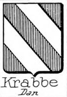 Krabbe Coat of Arms / Family Crest 1