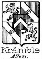 Krambl Coat of Arms / Family Crest 2
