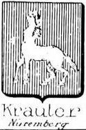 Krauter Coat of Arms / Family Crest 1