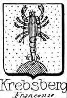 Krebsberg Coat of Arms / Family Crest 1