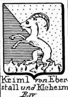 Kriml Coat of Arms / Family Crest 1