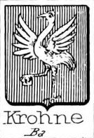 Krohne Coat of Arms / Family Crest 1