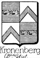 Kronenberg Coat of Arms / Family Crest 1