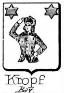 Kropf Coat of Arms / Family Crest 1