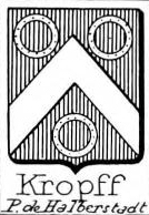 Kropff Coat of Arms / Family Crest 3