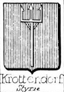 Krottendorf Coat of Arms / Family Crest 1