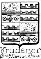 Krudener Coat of Arms / Family Crest 1