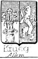Krueg Coat of Arms / Family Crest 1