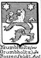 Krumbholtz Coat of Arms / Family Crest 0