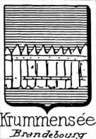 Krummensee Coat of Arms / Family Crest 4