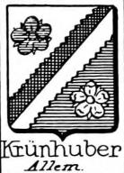 Krunhuber Coat of Arms / Family Crest 1