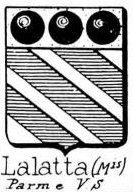 Lalatta Coat of Arms / Family Crest 2