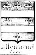 LAllemand Coat of Arms / Family Crest 2