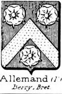 LAllemand Coat of Arms / Family Crest 0