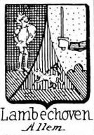 Lambechoven Coat of Arms / Family Crest 0