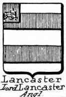 Lancaster Coat of Arms / Family Crest 2