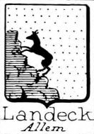 Landeck Coat of Arms / Family Crest 5