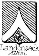 Landensack Coat of Arms / Family Crest 0
