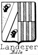 Landerer Coat of Arms / Family Crest 1