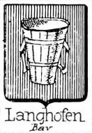 Langhofen Coat of Arms / Family Crest 0