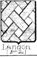 Langon Coat of Arms / Family Crest 2
