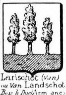 Lanschot Coat of Arms / Family Crest 1