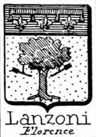 Lanzoni Coat of Arms / Family Crest 1