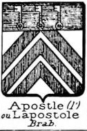 LApostle Coat of Arms / Family Crest 0
