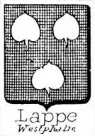 Lappe Coat of Arms / Family Crest 1