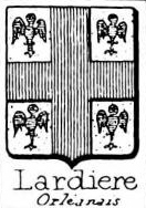 Lardiere Coat of Arms / Family Crest 0