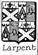 Larpent Coat of Arms / Family Crest 2