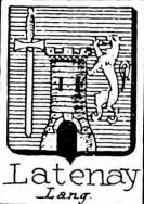Latenay Coat of Arms / Family Crest 0
