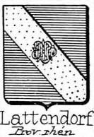Lattendorf Coat of Arms / Family Crest 0