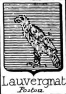 Lauvergnat Coat of Arms / Family Crest 0
