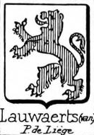 Lauwaerts Coat of Arms / Family Crest 0