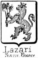 Lazari Coat of Arms / Family Crest 2