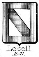 Lebell Coat of Arms / Family Crest 0