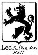Leck Coat of Arms / Family Crest 1