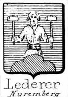 Lederer Coat of Arms / Family Crest 2