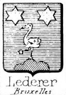 Lederer Coat of Arms / Family Crest 1
