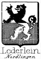 Lederlein Coat of Arms / Family Crest 0