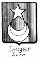 Leger Coat of Arms / Family Crest 2