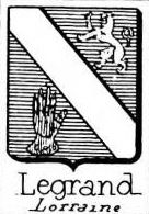 Legrand Coat of Arms / Family Crest 2