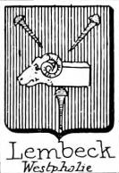 Lembeck Coat of Arms / Family Crest 0