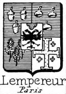 LEmpereur Coat of Arms / Family Crest 2
