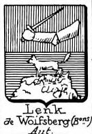 Lenk Coat of Arms / Family Crest 1