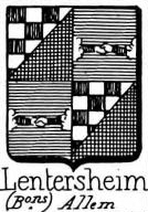 Lentersheim Coat of Arms / Family Crest 3